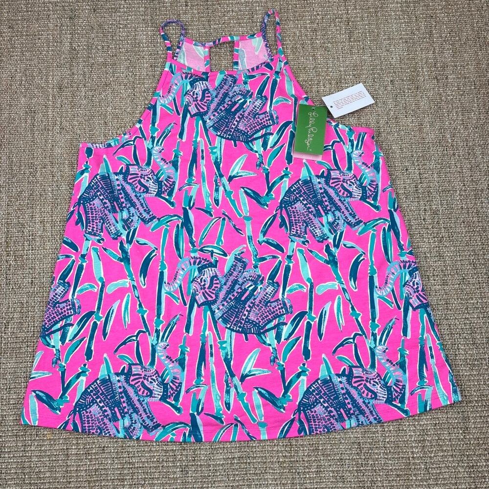 🐘 Lilly Pulitzer Ridge Top | Size M | Mandevilla Pink Extra Lucky
